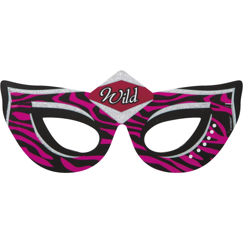 Unique Party 62162 - Hen Party Masks, Assorted Pack of