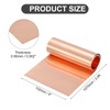 sourcing map Pure Copper Sheet Roll, 0.06mm 28Ga Thick T2