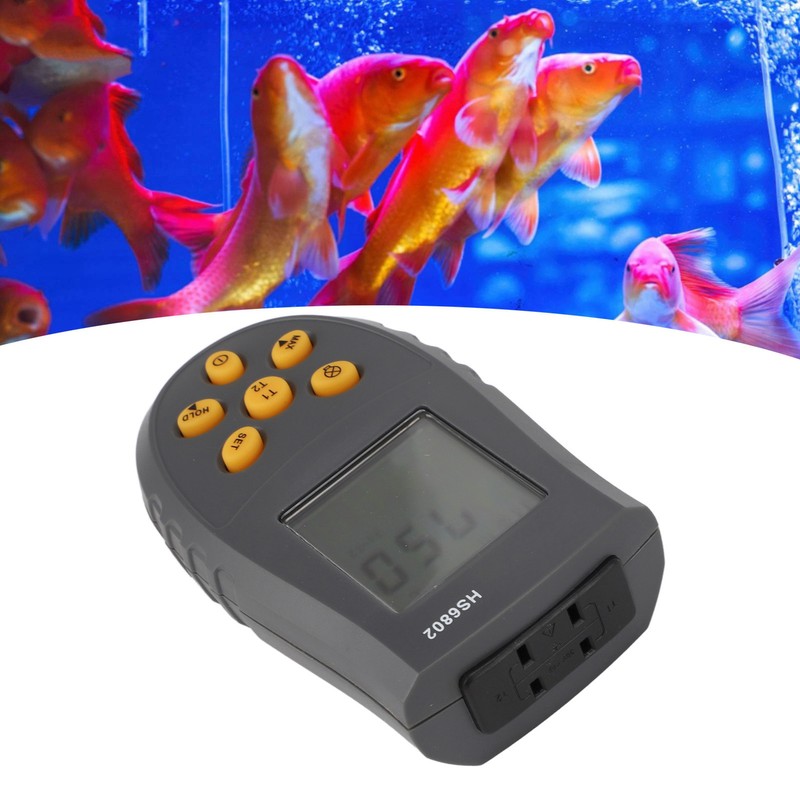 HS6802 Dual Channel Digital Thermometer Handheld High Accuracy LCD Display