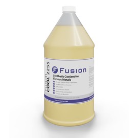 Mist Coolant for Metal Cutting Applications | Fusion Cool 2255 | Bandsaw Cutting Fluid, CNC Lubricant, Plasma Table Fluid, Premium Synthetic Metalworking Fluid (1 Gallon)