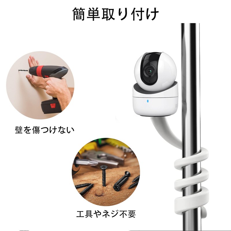 Gocheer Baby Monitor Mount, 360° 1/4 Screw Hole, 18" Adjustable,