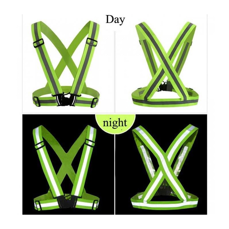 MJK Essentials Unisex Ultra-Reflective Safety Vest – Adjustable, High-Visibility Gear
