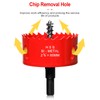 60mm Hole Saws Cutter, HSS Bi-Metal Drill Bit for Wood,