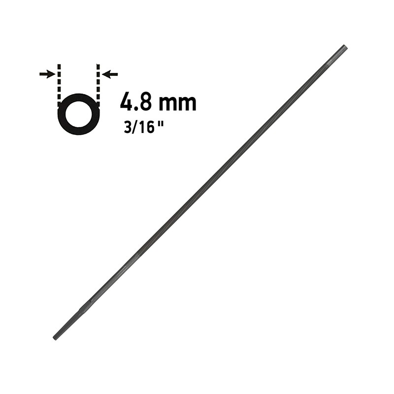 OREGON 3/16-Inch (4.8 mm) Professional Chainsaw Chain Sharpening Round Files to