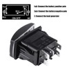 Toggle Rocker Switch, Rocker Switch 12V 24V ON/Off Toggle LED