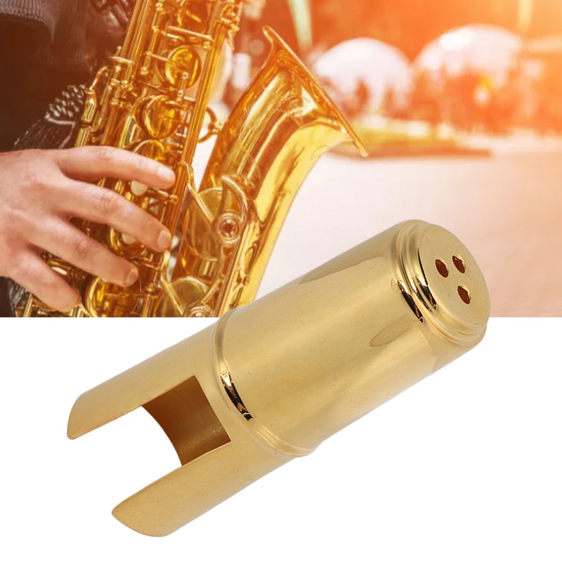 Saxophone Mouthpiece Protective Cap Sax Clarinet Mouth Piece Cover Metal