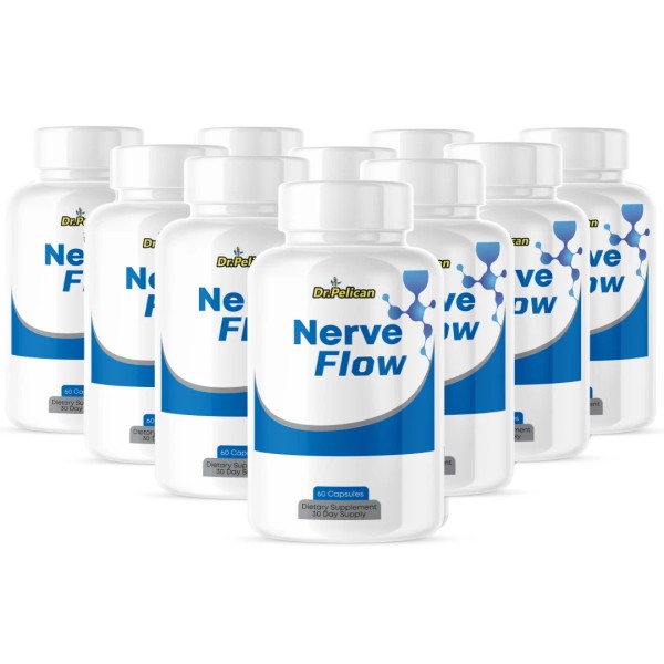 Pelican Vitamins Nerve Flow- Nerve & Brain Health Support- 10