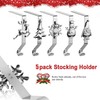 KAHEIGN 5Pcs Christmas Stocking Holders, 5 Styles Snowflake Reindeer Snowman
