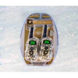 Lollipop Toys U.S. Army Walkie Talkies Camo - Up To 329 Feet  Battery Operated -  Kids Gift