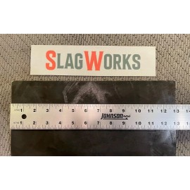SlagWorks 1/4x9x13 inch steel plate 9”x13” A36 Hot Roll Flat .125" Thick