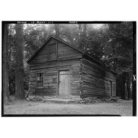 HistoricalFindings Photo: Daniel Wilkins Log House,Smith Park,Montevideo,Chippewa County,MN,Minnesota