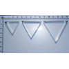 Triangle Cutter Set (30/40/50mm) - Stainless Steel Sugarcraft Cutter
