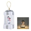 4.7inch Christmas Snowman Scene Hanging Lanterns Battery Operated Lighted Lamp