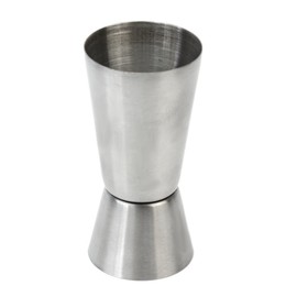 Jigger Spirit Measuring Cup Single and Double Measure - Stainless Steel - 25ml and 50ml - by TRIXES