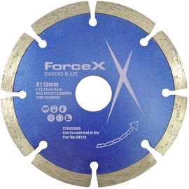 115mm / 4 1/2" Diamond Blade-Segmented, Abrasive Material Diamond, Bore Size 22.23mm, External Dia 115mm, Operating Speed 13300rpm, Product Range Toolpak - Segmented Blades, Weight 125g, Grinding Dis