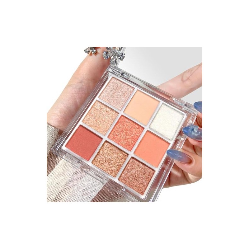 Paleta de Sombra de Ojos 9 Colores - NacaradaBrilloMate, 1