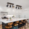 SEEBLEN 3-Light Kitchen Light Fixtures, Adjustable Ceiling/Wall Mount Spotlight, Industrial