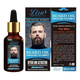 Esencia Aceite Para Crecer Barba Bigote Natural 30ml Premium