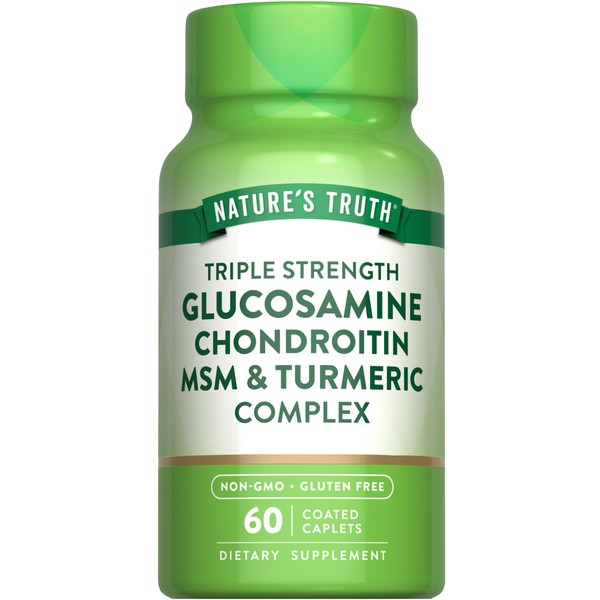 Nature's Truth Glucosamine Chondroitin MSM Complex | 60 Caplets |