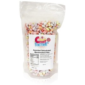 Sarah's Candy Factory Assorted Dehydrated Marshmallow Bits in Resealable Bag, 8 Oz