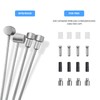 4PCS Universal Bike Brake Cable,Replaceable Brake Inner Wire Cable, Include