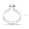 Gatuida Motorcycle Exhaust Clamp Support Stainless Steel Clamp Pipe for