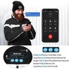 ATNKE LED Lighted Bluetooth Beanie Hat,USB Rechargeable 4 LED Wireless