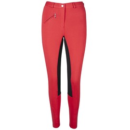Pfiff Thea Children's Riding Breeches, Elastic Leg Cuffs, Size 116 - 176 cm, red, 164