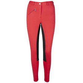 Pfiff Thea Children's Riding Breeches, Elastic Leg Cuffs, Size 116 - 176 cm, red, 164