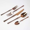 JASHII 20-piece 18/10 Stainless Steel Rose Gold Flatware/Cutlery/Tableware Set Service