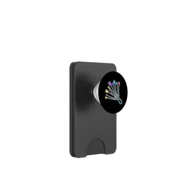 Colorful rack of rock climbing nuts trad climbers wires PopSockets