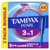 Tampax Pearl Super Plus Extra Tampons with Applicator 3 x