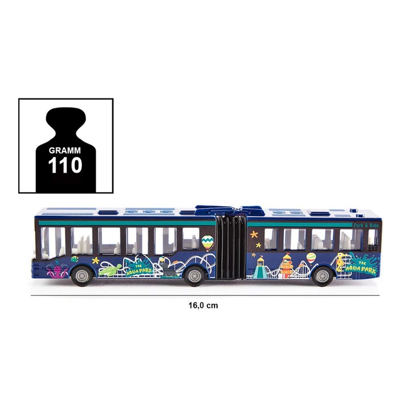 Siku Super,1617 Hinged Bus,Park & Ride