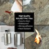 AULIGET 20-Piece Beige & Brown Slate Peel and Stick Backsplash