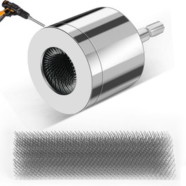 Metal Copper Pipe Cleaner, Drill Pipe Cleaning Brush with Replaceable Brush Electric Drill Pipe Cleaning Brush Metal Pipe Tube Cleaning Brush for Professional Plumbers and Industrial Use