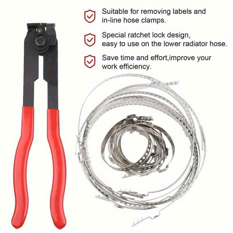 30pcs CV Boot Clamp Tool, Stainless Steel Universal Adjustable Axle