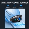 BOBOJIIIER Auriculares Bluetooth para Motocicleta con Cámara 1080P HD, Bluetooth
