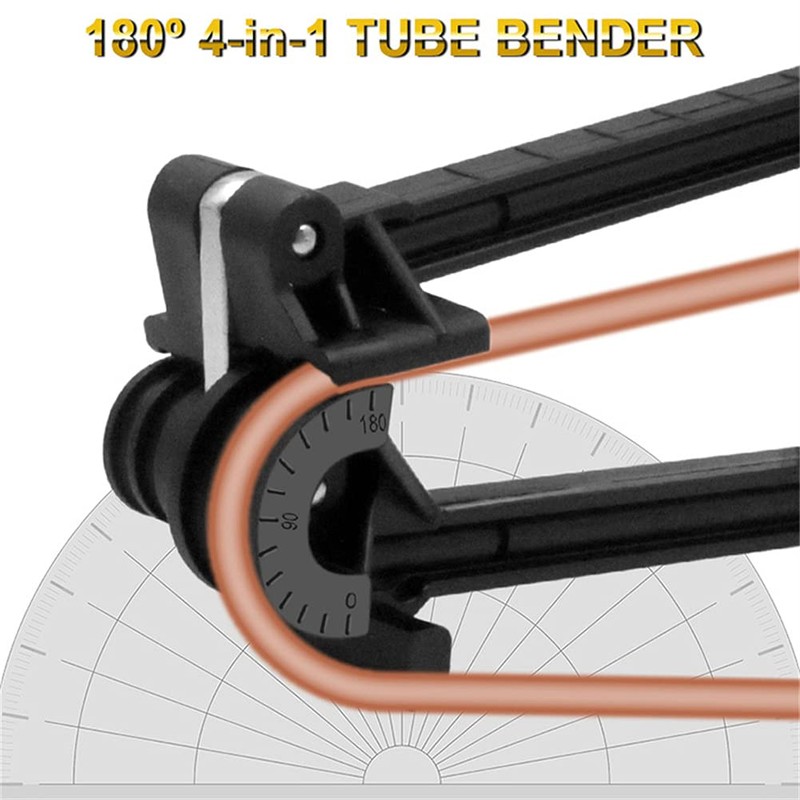 Ticfox 4 in 1 180 Degree Heavy Duty Pipe Bender