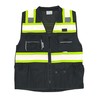 REXZUS (C Vest For Mens Black Series Safety Vest With