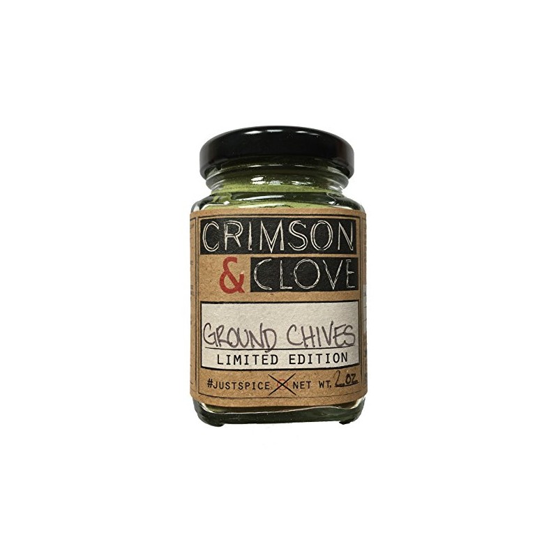All Natural Premium Ground Chive Powder by Crimson and Clove