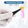 PATIKIL 1mL Plastic Test Tubes 36pcs Freezing Test Tubes Graduate