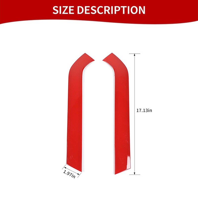 PDKLIN for Silverado Center Console Gear Shift Side Panel Trim