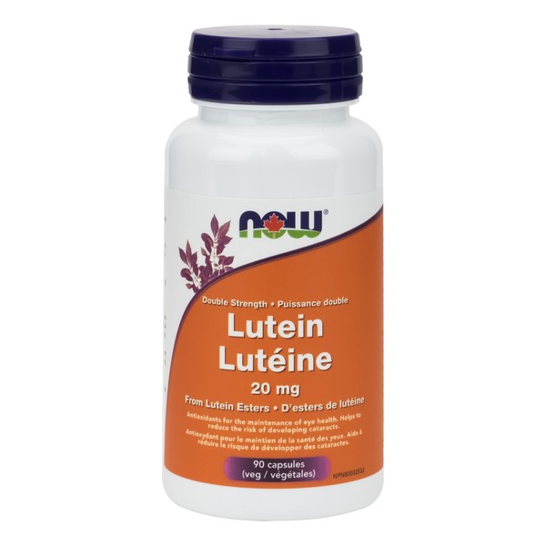 NOW Foods Lutein Esters 20 mg
                            90 Capsules