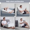 Treaton, Elevated Bed Wedge Pillow for Back Support, Acid Reflux,