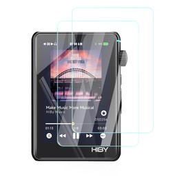UYRUREL Screen Protector for HiBy R3 II Hi Res Audio Player, High-definition Scratch Resistant Film,HD Clear, Bubble Free with Easy Installation Kit, 2 Pack