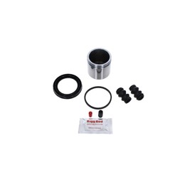 Bigg Red - Front Left or Right Brake Caliper Repair Seal Kit & Piston - Compatible with 3008, 308, Corolla Verso, Avensis 2003-2016