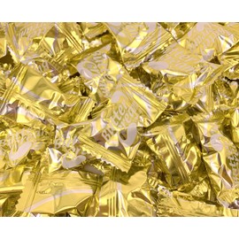 LaetaFood Butter Cream Toffee Hard Candy, Gold Wrap Candy (2 Pound Bag)