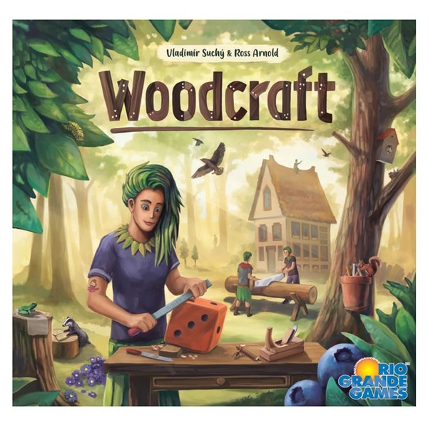 Rio Grande Games Woodcraft - Workshop Management Game, Economic Board