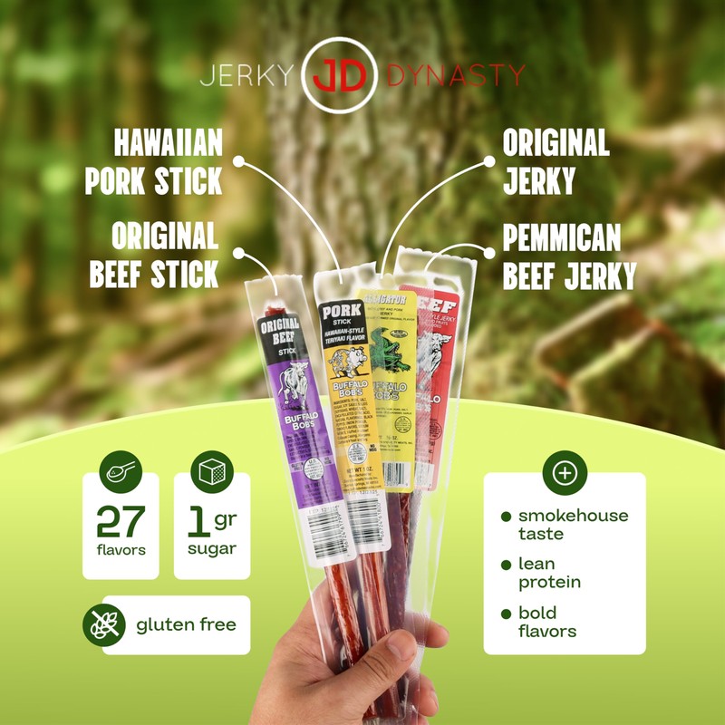 Jerky Dynasty The Ultimate 27-Piece Exotic Jerky Gift Set -