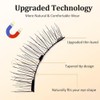 Magnetic Eyelashes with Applicator, No Glue Needed Reusable Magnetic Lashes,